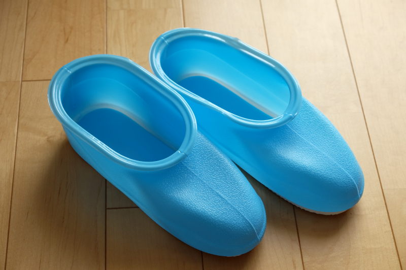 開封したバスブーツ